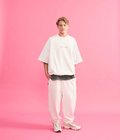 SUPER BIG SS TEEw/ DRAWSTRINGS