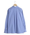 COTTON STRIPE SLIT SHIRT