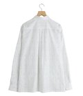 COTTON STRIPE SLIT SHIRT