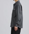 SD Logo Patch Black Chambray Work Shirt VW