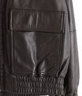 LEATHER BOMBER JACKET - PISTON -