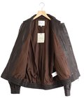 LEATHER BOMBER JACKET - PISTON -