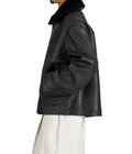 SHEARLING COLLAR JACKET