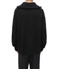 BOW  5GG FISHERMAN RIB KNIT HALF ZIP JUMPER