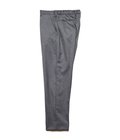 FLANNEL WOOL SHIRRING SLIM-FIT SLACKS