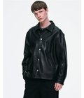 LEATHER COACH BLOUSON