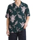 “TIKI“ S/S RAYON HAWAIIAN SHIRT