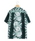 “NIGHT BLOOMING CEREUS BORDER“ S/S RAYON HAWAIIAN SHIRT