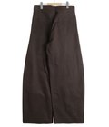 DEFORMATION WIDE COTTON PANTS