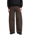 DEFORMATION WIDE COTTON PANTS