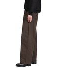 DEFORMATION WIDE COTTON PANTS