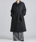 WOOL MELTON OVERSIZED INVESTIGATED COAT