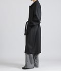 WOOL MELTON OVERSIZED INVESTIGATED COAT