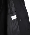 WOOL CASHMERE LAYERED COMBINATION COAT