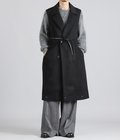 WOOL CASHMERE LAYERED COMBINATION COAT