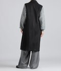 WOOL CASHMERE LAYERED COMBINATION COAT