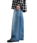 DEFORMATION WIDE DENIM PANTS