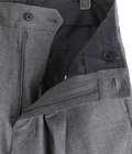 WOOL FLANNEL EXTRA WIDE TROUSERS