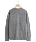 FINE WOOL ARGYLE KNIT CREW NECK LS
