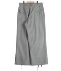 Over Pant Grey Micro Houndstooth Tropical Wool