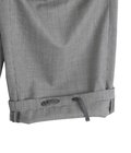 Over Pant Grey Micro Houndstooth Tropical Wool