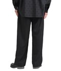Officer Pant Black Polyester Lurex Stripe