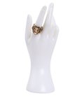 CRYSTAL BEADS RING with SILVER 925 #4
