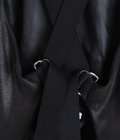 【レディース】Leather-like Apron Dress