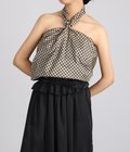 【レディース】Checked Scarf Tops