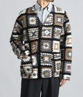 Knit Cardigan Wool Poly Chenille
