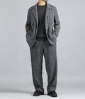 Upland Jacket Poly Wool Herringbone