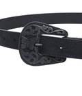 Papillon Western Tip Belt - Suede Lthr.