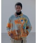 ASGER JORN : PAINTING FLEECE BLOUSON
