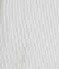 Long-sleeve henry neck waffle T-shirt