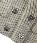 【レディース】SHETLAND RIB STITCH HOODED CARDIGAN
