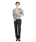 【レディース】SHETLAND RIB STITCH HOODED CARDIGAN