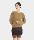 【レディース】GAUZE SHETLAND PUFF-SLEEVE TOP