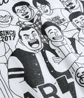 カミナリのチャリ旅！×WP CREW TEE