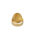 Amulet Ring with Onyx -Gold-