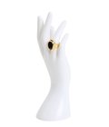 Amulet Ring with Onyx -Gold-