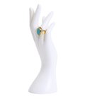 Amulet Ring with Turquoise -Gold-