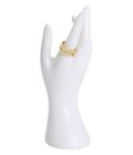 Different Width Ring with Hair Line -Gold-
