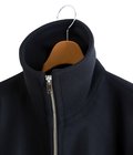 Melton Stand Collar Zip Blouson