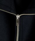 Melton Stand Collar Zip Blouson