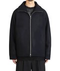 Melton Stand Collar Zip Blouson