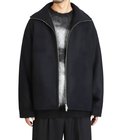 Melton Stand Collar Zip Blouson
