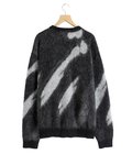 Kid Mohair Jacqurad Sweater