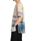 LANDSCAPE PRINTED OPEN COLLAR SHIRT