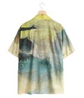 LANDSCAPE PRINTED OPEN COLLAR SHIRT