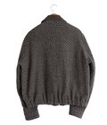Herringborn Tweed Zip Blouson